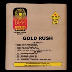 FEUX D'ARTIFICE - GOLD RUSH (25 SHOTS)